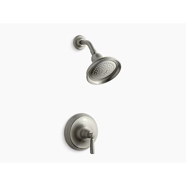 Kohler Bancroft(R) Rite-Temp(R) Shower Valve Trim With Metal Lever Handle And 2.5 Gpm Showerhead TS10583-4-BN - main